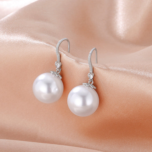 Pearl Female Elegant High Sense French Earrings