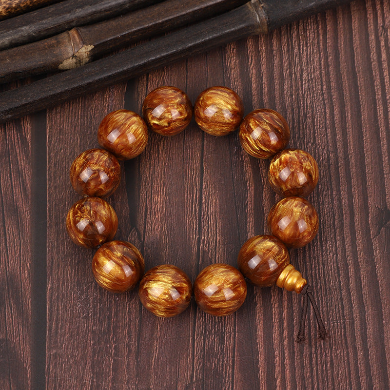 Willow Pagoda Single Circle Prayer Beads National Style Stall Resin Bracelet