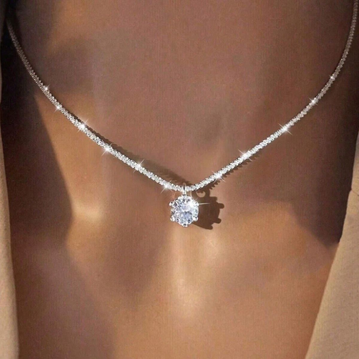 Women's Style Starry Sky Cold Design Clavicle Necklaces