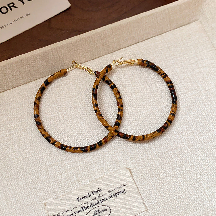Women's Print Lovely Geometric Trendy Personality Light Luxury Earrings