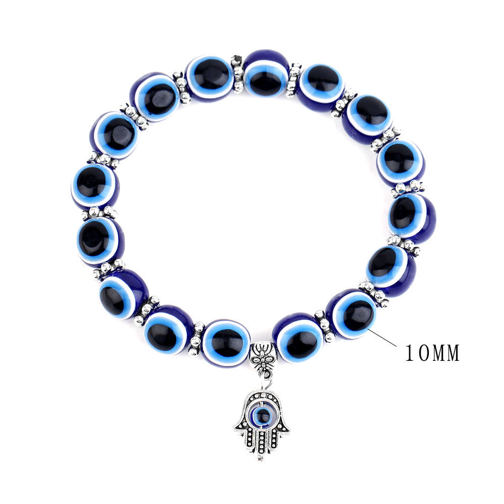 Turkish Blue Eyes Fatima Palm Devil Bracelets