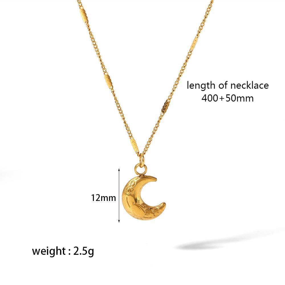 Key Gold Stainless Steel Fashion High Necklaces