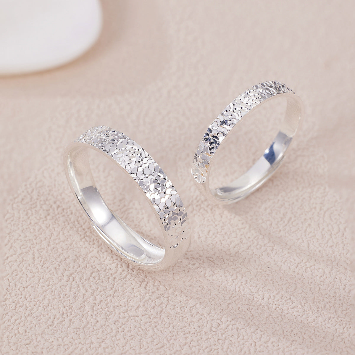 Pure Sier Mush Ice Female Affordable Luxury Fashion Ring
