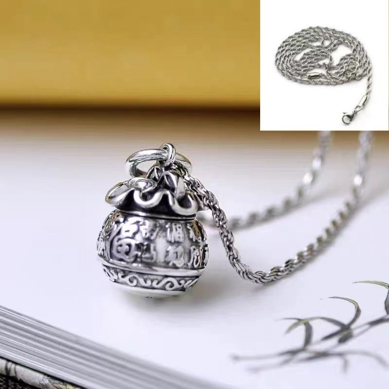 Generation Lucky Sterling Sier Money Bag Ancient Pendants