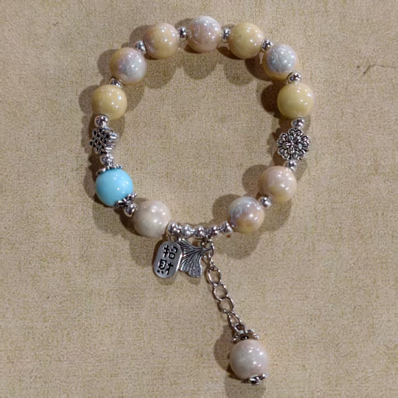 Alloy Ceramic Ethnic Style Single Handmade Filament Bracelet