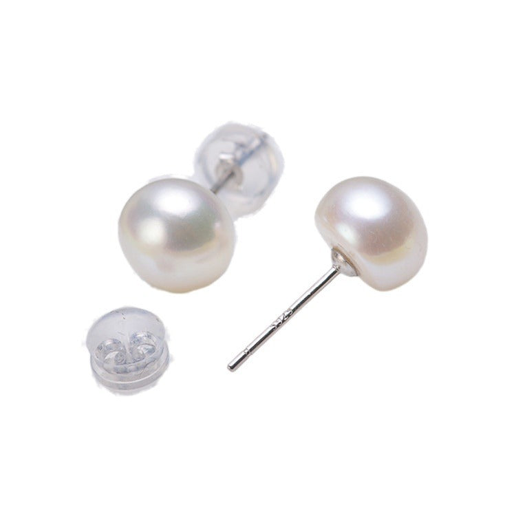 Sterling Sier Auricular Needle Grade Flawless Stud Earrings