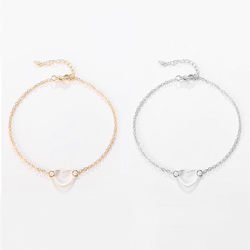 Simple Fashion Personality Heart Heart-shaped Refreshing Bracelet