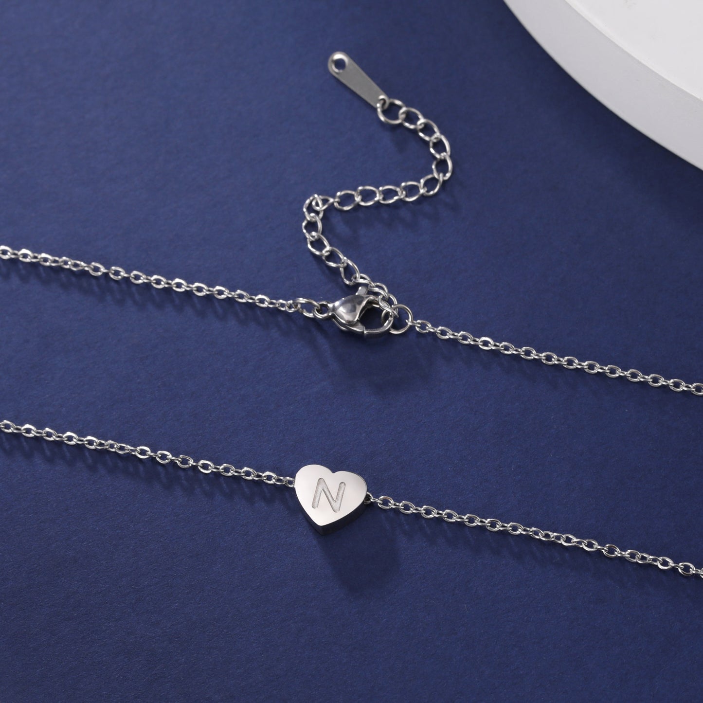 And Exquisite Titanium Steel Cut Heart Necklaces