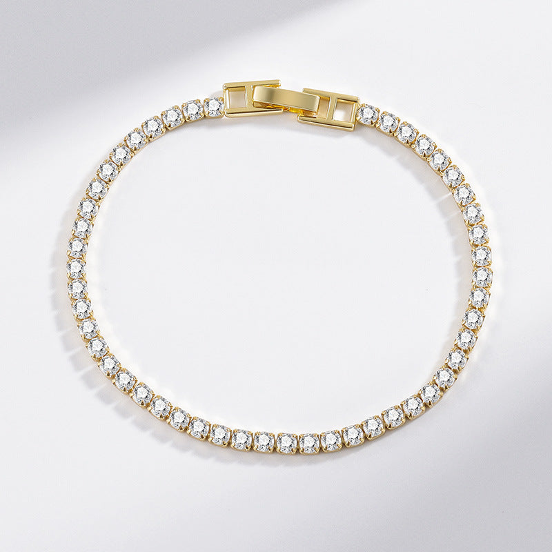 Interest Light Luxury Zircon Starry Full Diamond White Bracelet