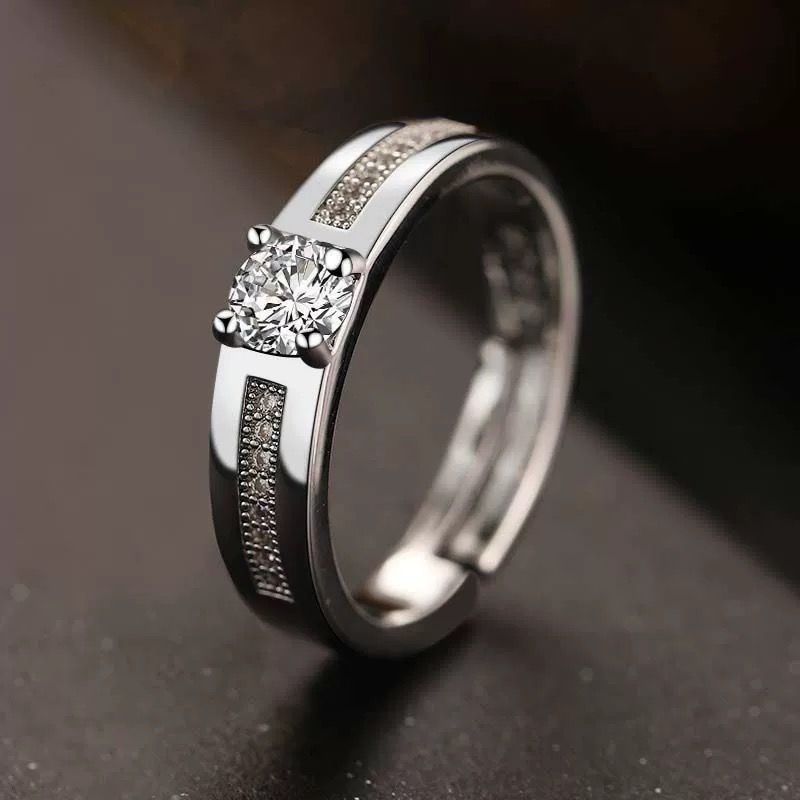 Couple Wedding Simulation Diamond Live Mouth Proposal Fake Rings