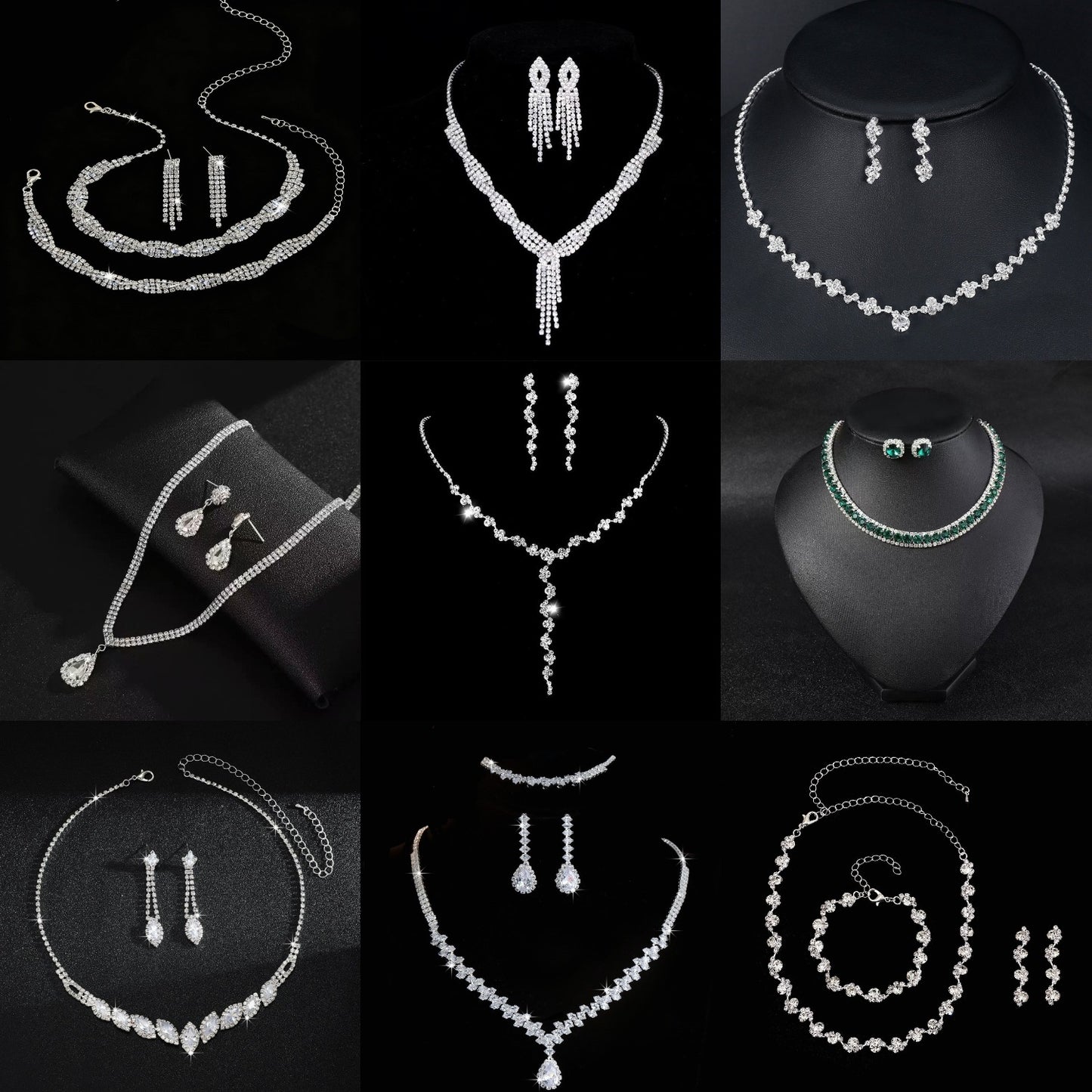 Fashion Claw Chain Zircon Elegant Design High Sense Necklace