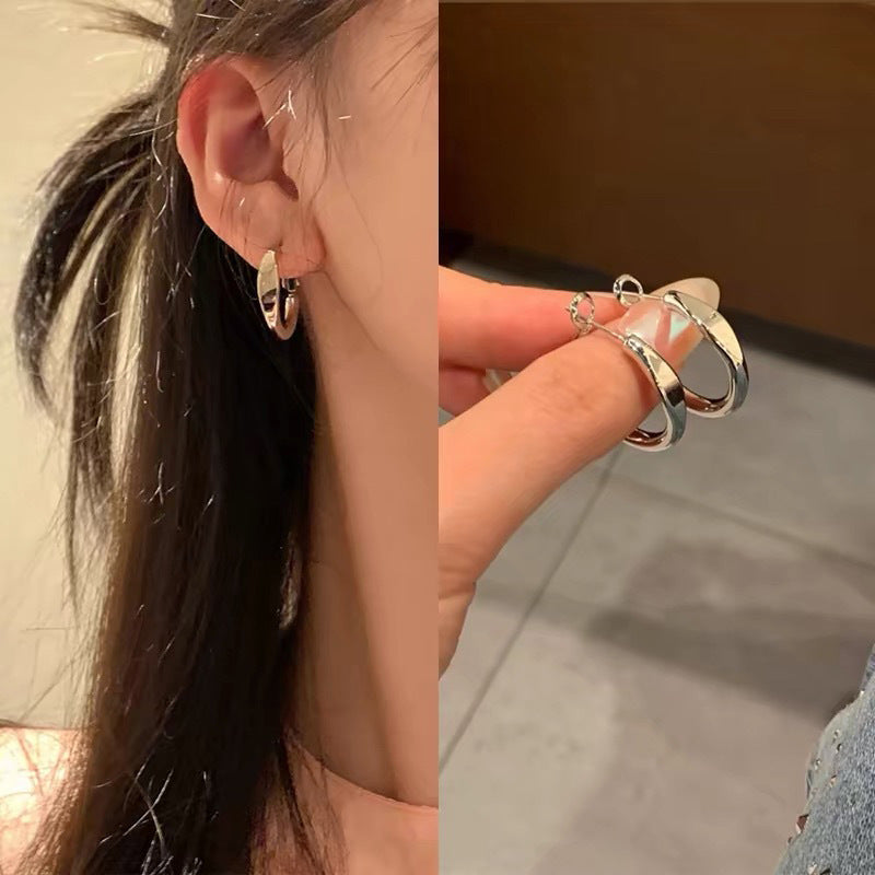 Women's Style Cold Ear Loop Personalized Hot Niche Earrings