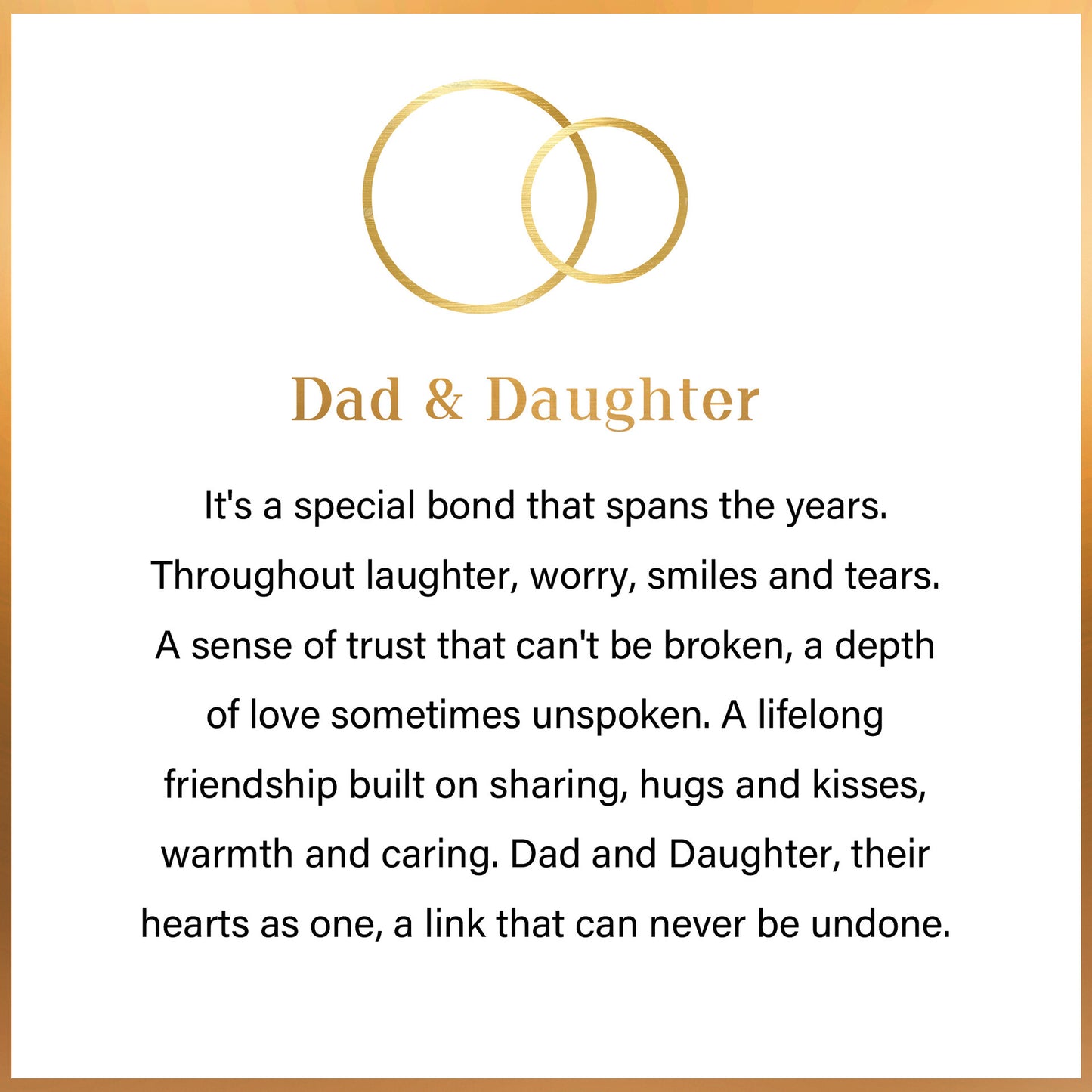 Opening Adjustable Lettering Hug You Card To Give Mom Mother's Rings