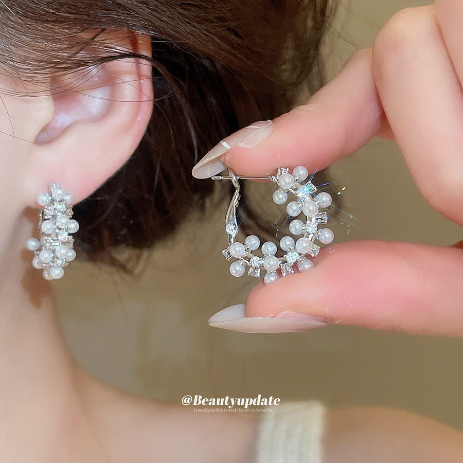 Dreams Garland Circle Pearl French Style Everyday Joker Rings