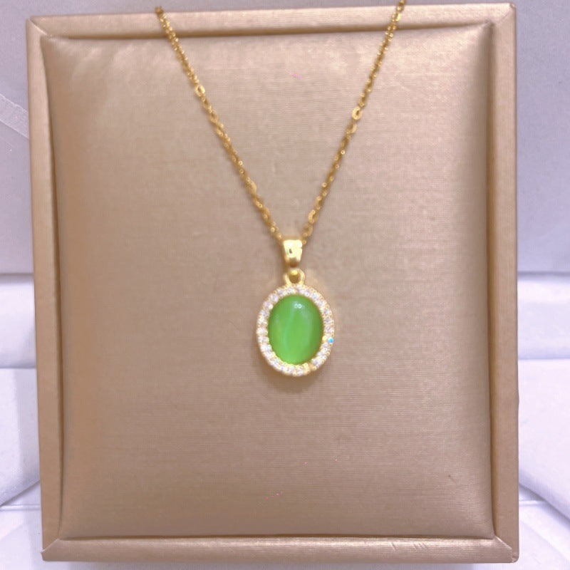 Women's Titanium Steel For Light Luxury Minority Design Necklace