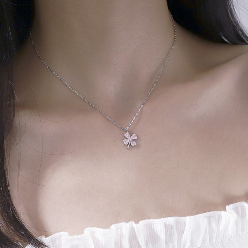 Women's Mori Style Blue Mermaid Tears Fish Cat Clavicle Chain Light Necklace