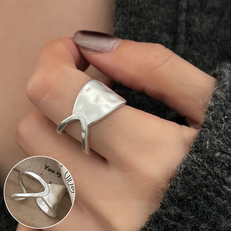Women's Style Temperament Water Drop Retro Stylish Rings