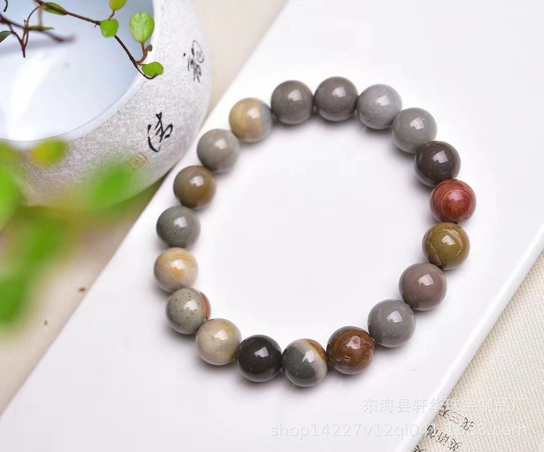 Natural Agate Single Color Ethnic Style Bracelets