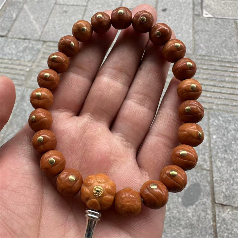 Fart Peach Roll Crisp Gourd Flower Love Shark Back Barrel Bracelet