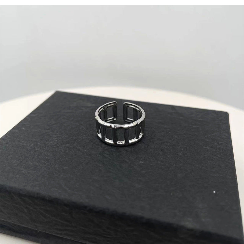 Stainless Steel Personality Advanced Opening Adjustable Rings