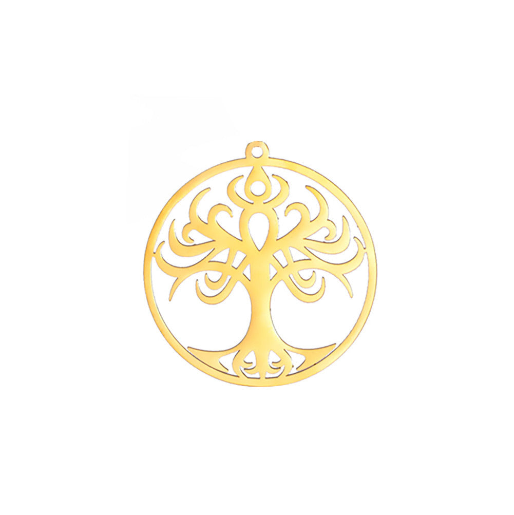 Hollow Tree Four-leaf Clover Plant Leaves Amulet Jewelry Pendants