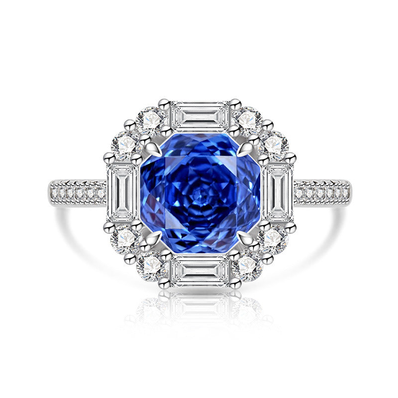 Female Gold Plated Fashion Luxury High Carbon Ring