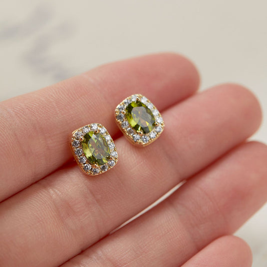 Gemstone Without Piercing Mosquito Coil Ear Rings