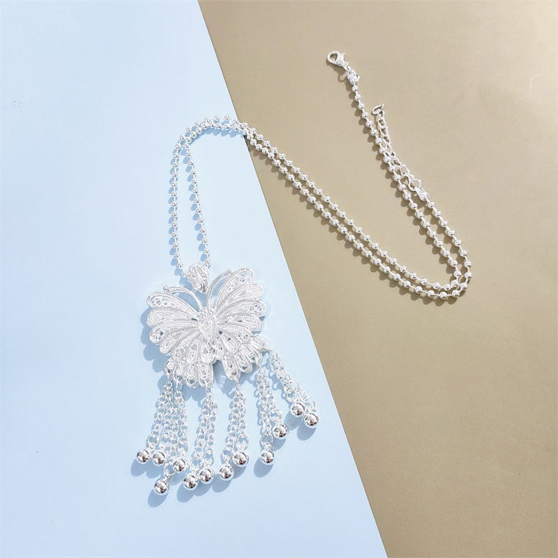 Peacock Sweater Chain Ethnic Style Artistic Exaggerated Necklaces