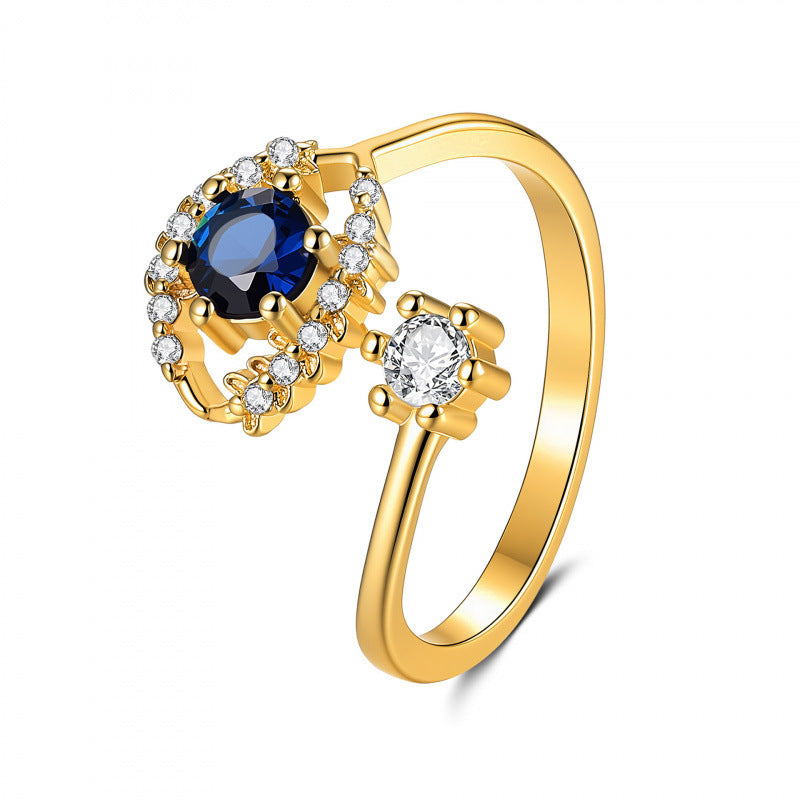 Eye Open Fashion Personality Hip Hop Ring