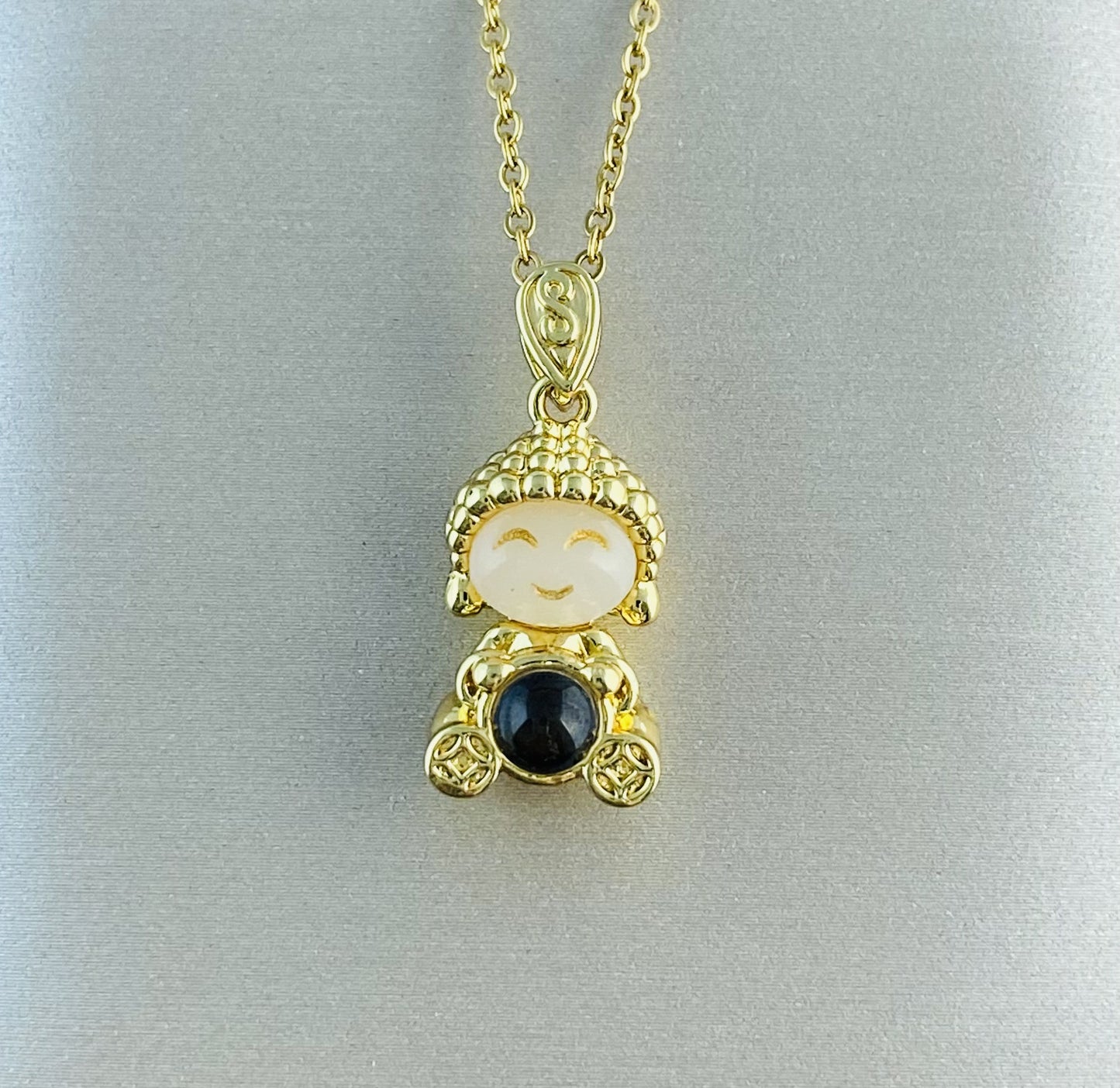 Women's Real Gold Plating Opal Fox Clover Pendants