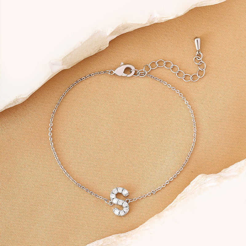 Diamond Letters Simple Cold Fashion Tide Bracelets