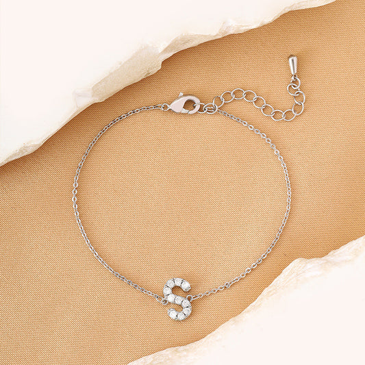 Diamond Letters Simple Cold Fashion Tide Bracelets