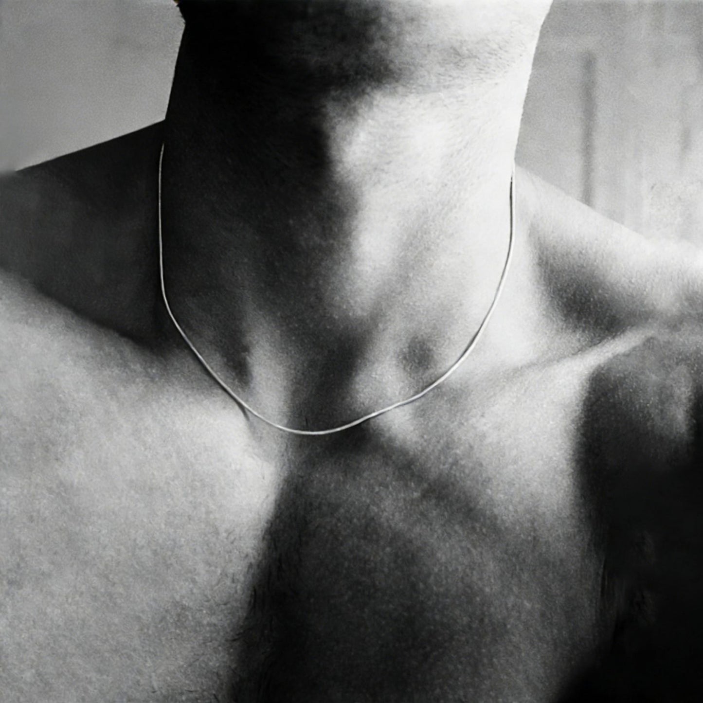 Steel Snake Chain Simple Four Stainless Necklace