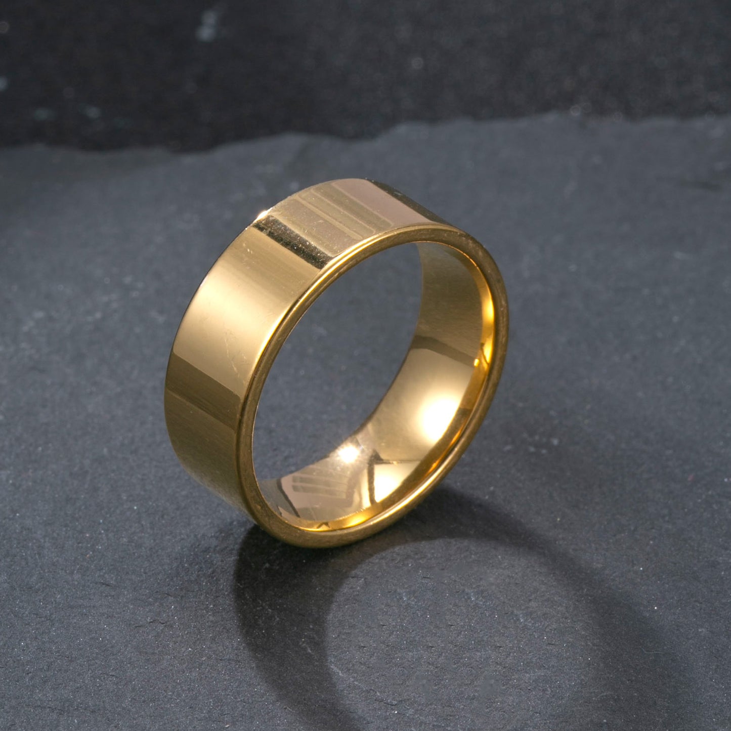 Simple Inner Ball Outer Flat Surface Couple Ring