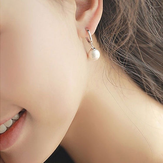 Women's Drop Pearl Ear Clip Early Springtide Earrings