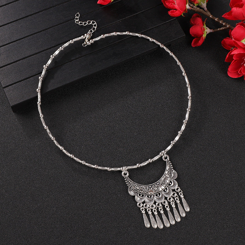 Sier Tassel Chinese Niche Exotic Female Necklaces