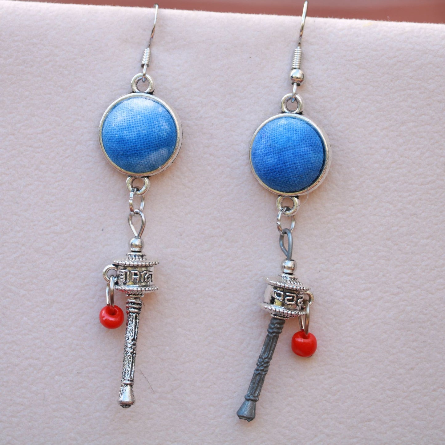 Yunnan Dali Ethnic Style Handmade Fabric Earrings