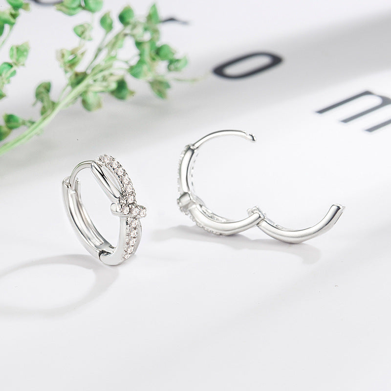 Cross Clip Simplicity Exquisite Small Personalized Ear Buckle
