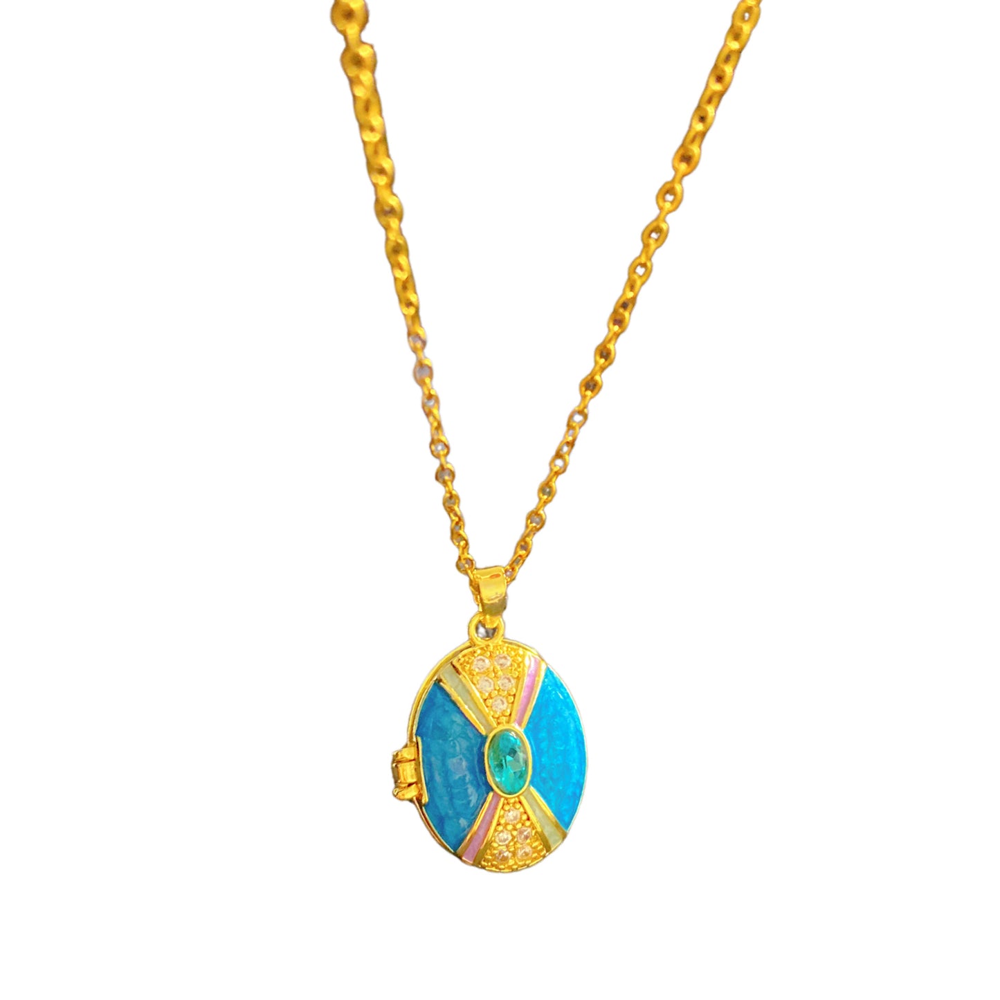 Women's Drip Glazed Box Fashion Shell Pearls Light Luxury Clavicle Pendants