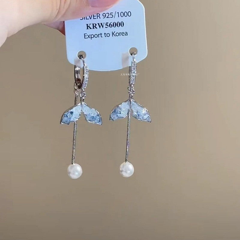 Women's Vintage Spring Butterfly For Fashionable Versatile Design Sense Earrings