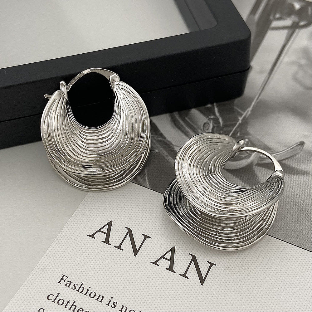 Women's Shot Western Style Fashion Artistic Retro Irregular Earrings