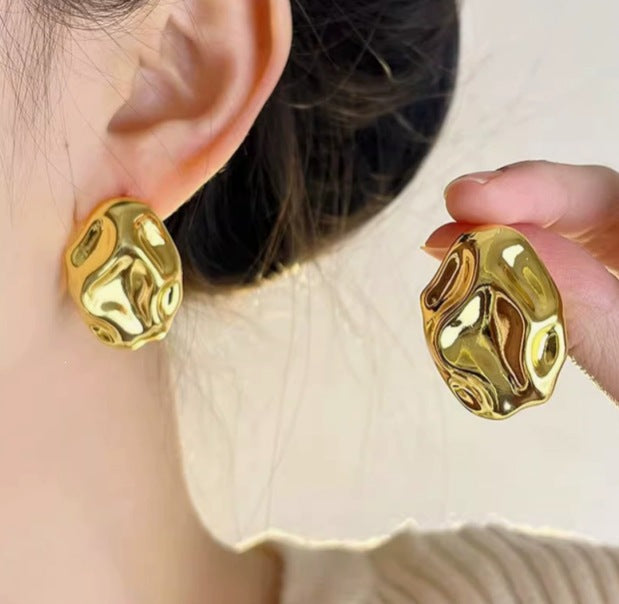 Women's Needle High-grade Super Flash Zircon Light Luxury Refined Grace Earrings