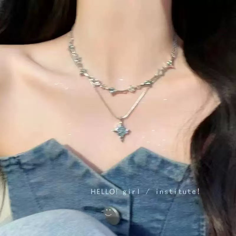 Women's Pearl Broken Sier For Summer Light Luxury Minority Sense Temperament Necklace