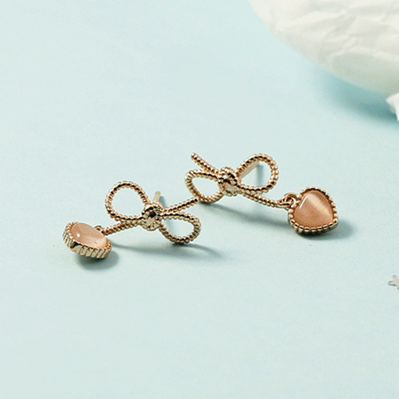 Women's Heart Slimming Simple Small Temperamental Personalized Earrings
