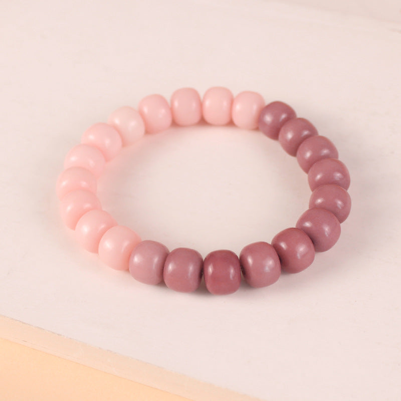 Bodhi Candy Color Single Circle Pliable Temperament High Throw Three Bracelets