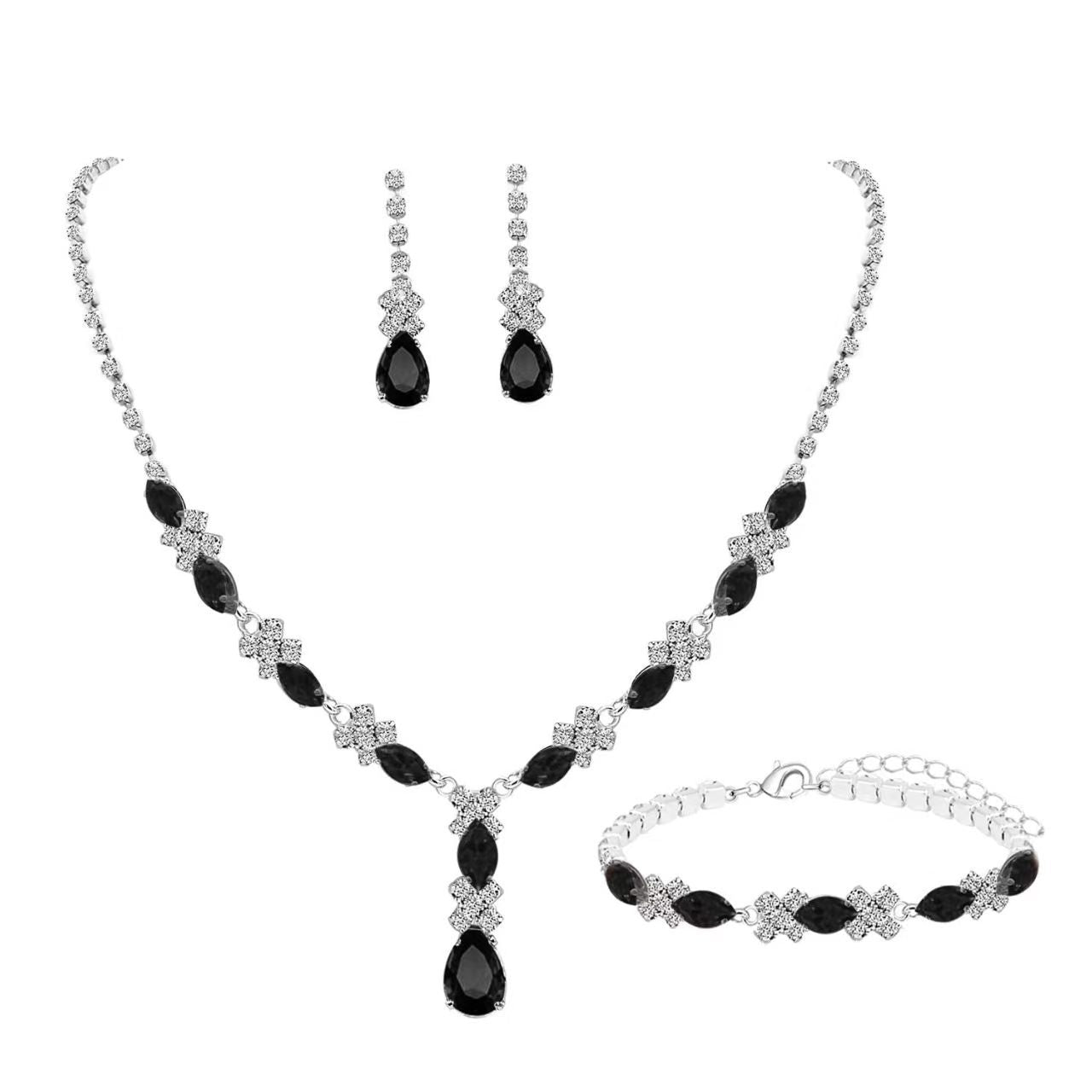 Unique Classic Stylish Cool Diamond Alloy Jewelry Set