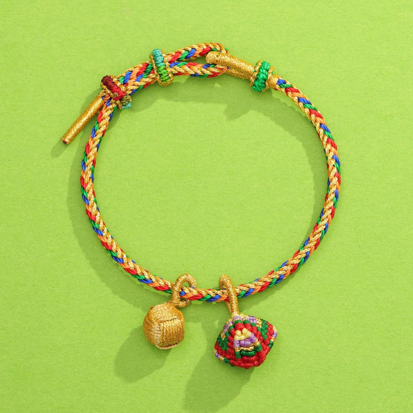Children's Rope Woven Ethnic Style Dragon Boat Festival Carrying Strap Kindergarten Bracelet