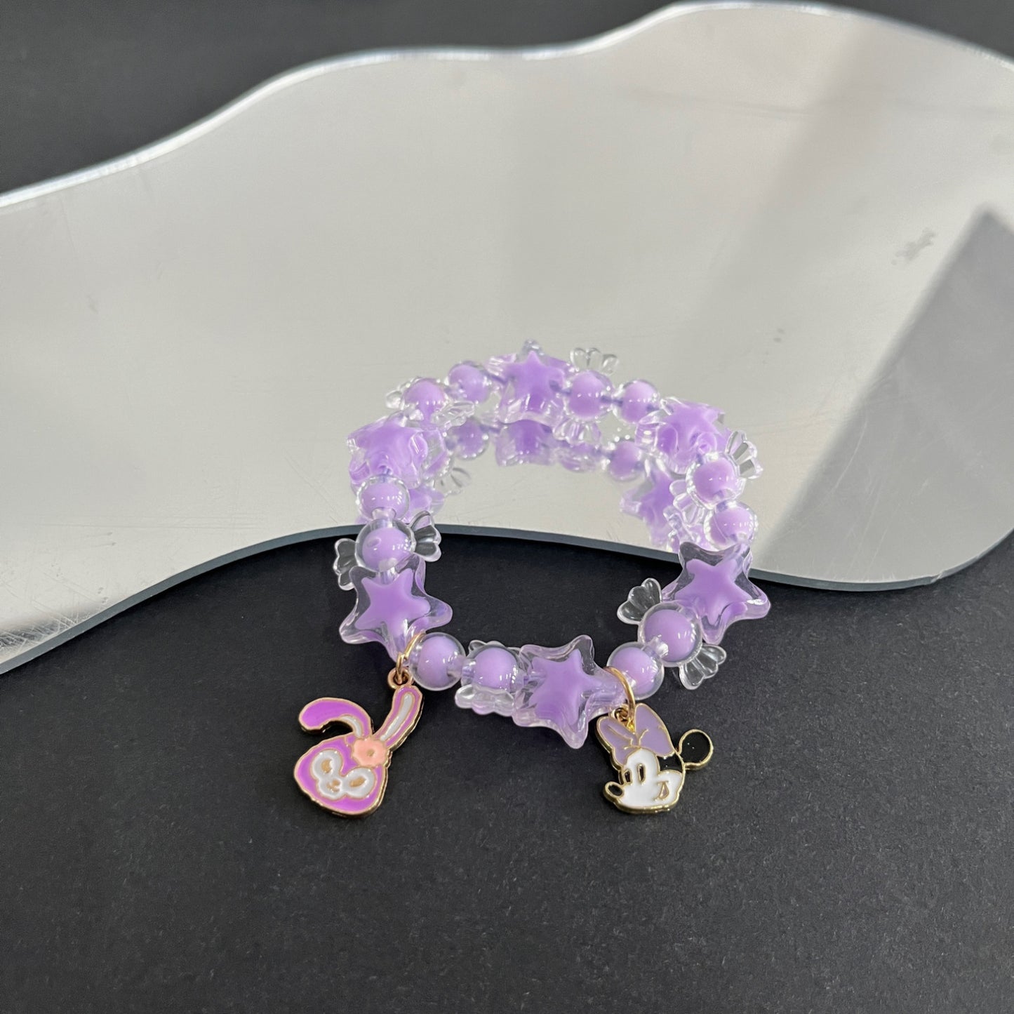 Women's Cartoon Sweet Bangle Travel Versatile Little Colorful Bracelet