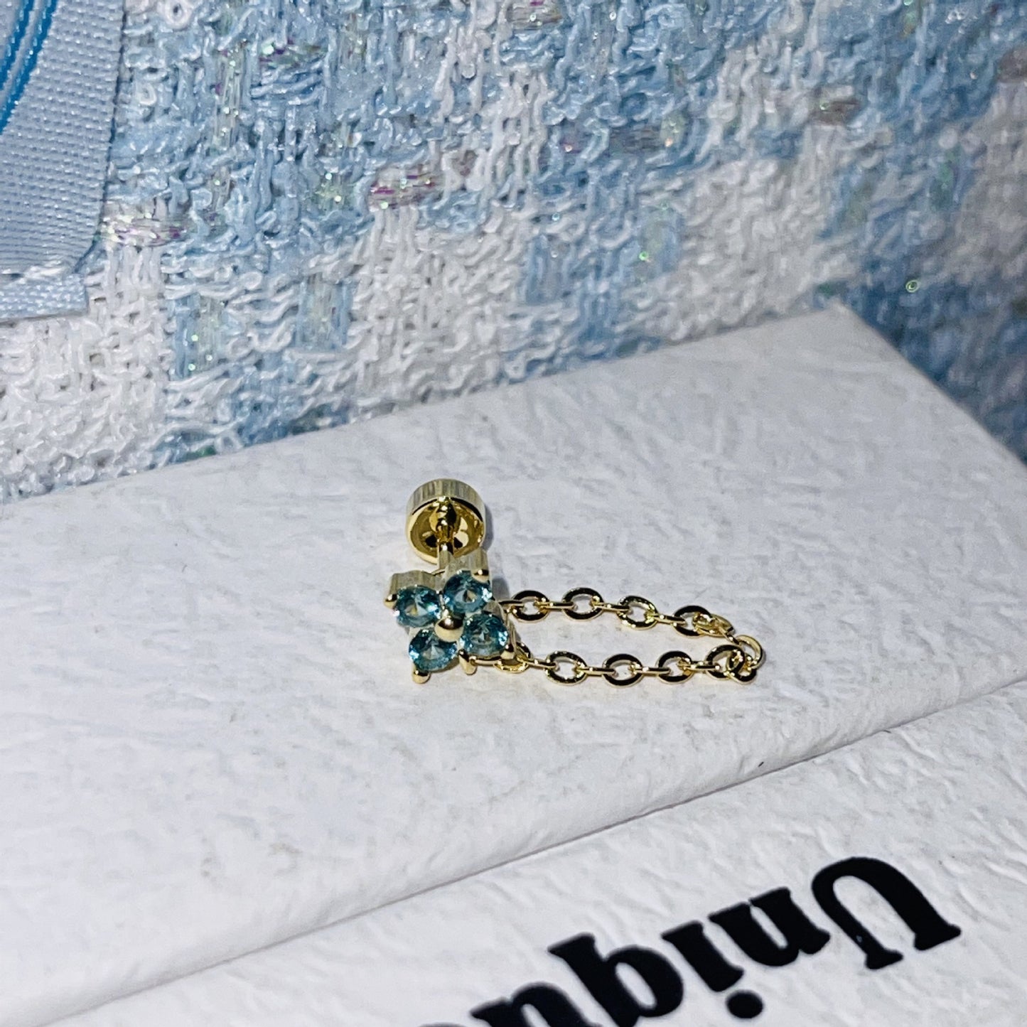 Steel Ear Bone Series Collection Clip Flash Earrings