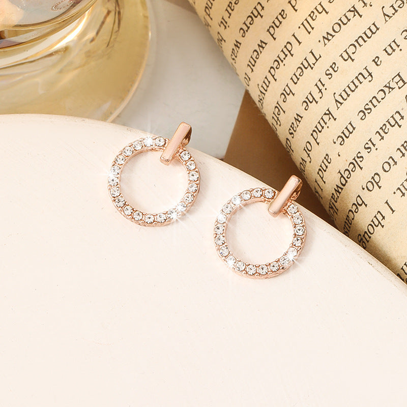 Korean Style Simple Vintage Pearl High-grade Ear Tassel Female Niche Earrings